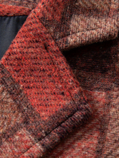 Laurent | Gilet en Tweed à Motif Chevron pour Homme