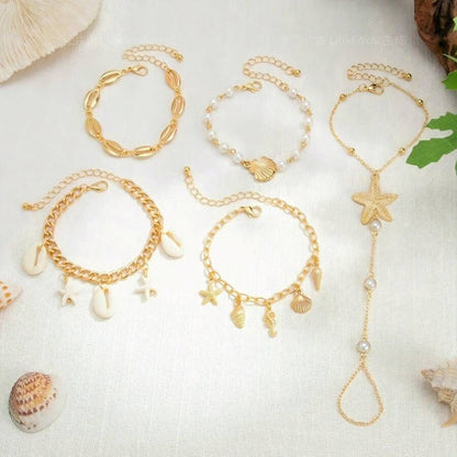 Ensemble De Bracelets Bohèmes Vintage