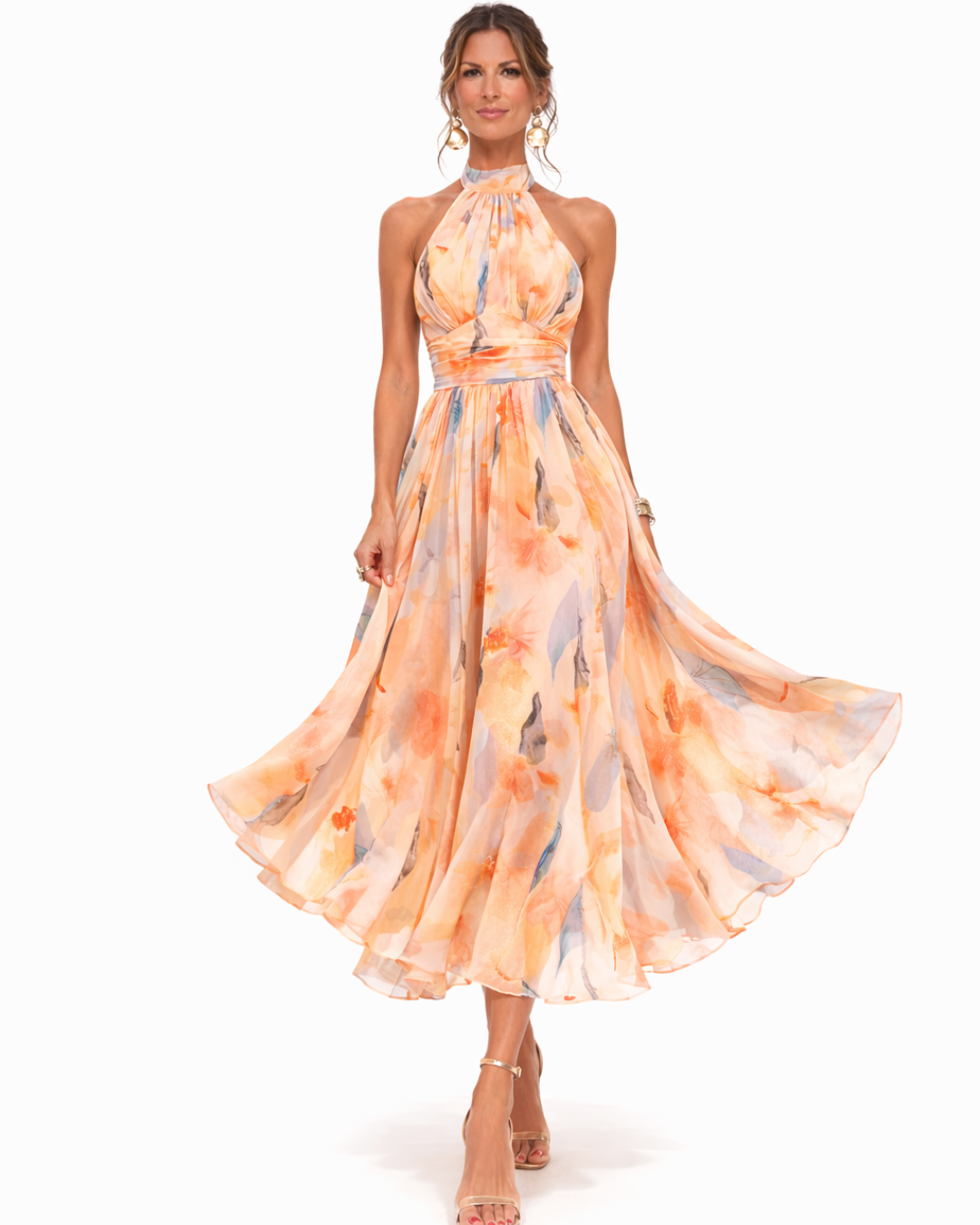 Maëlle | Robe à col halter