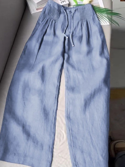 Christine | Pantalon ample en lin