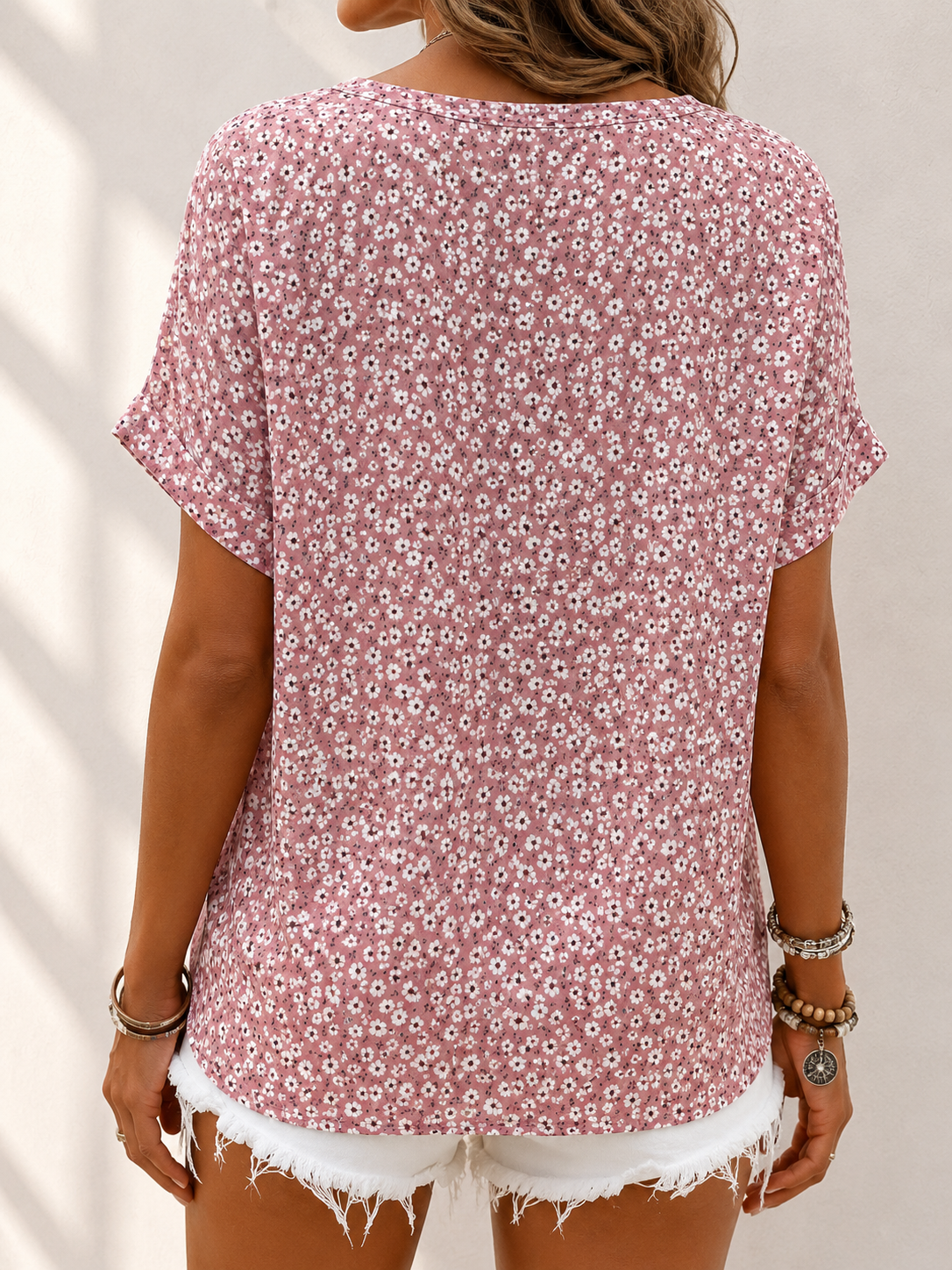 Caroline | Blouse élégante fleurie