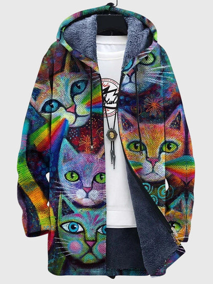 Anna - Veste avec Imprimé Artistique