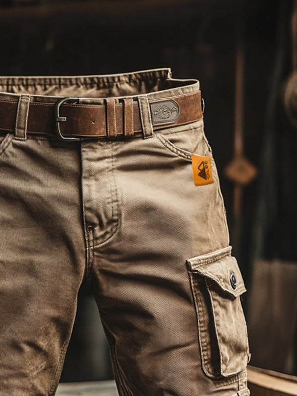 Aurélien | Short cargo rétro à poches multiples
