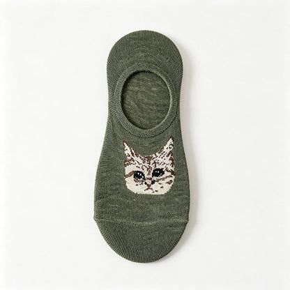 Chaussettes Décontractées À Motif De Chat