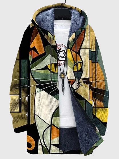 Anna - Veste avec Imprimé Artistique