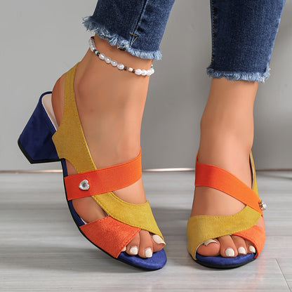 Rosalie | Talons Blocs Orthopédiques Confort