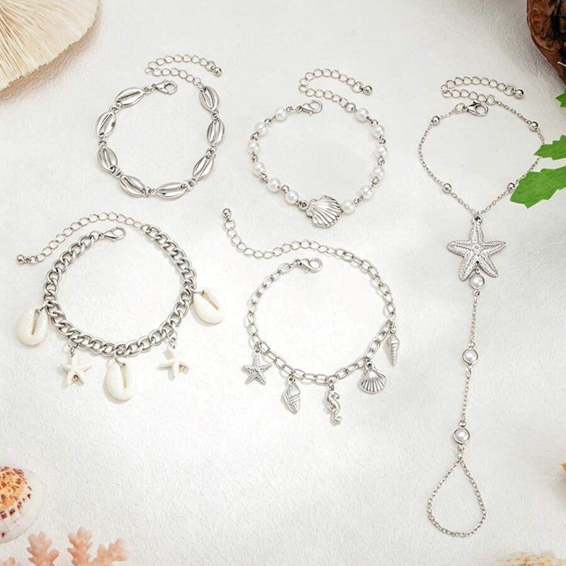 Ensemble De Bracelets Bohèmes Vintage