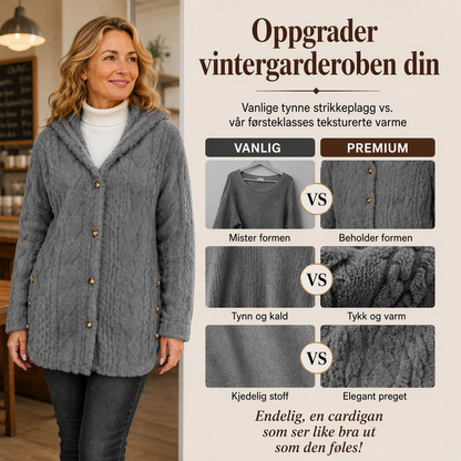 Françoise | Veste chaude à capuche matelassée