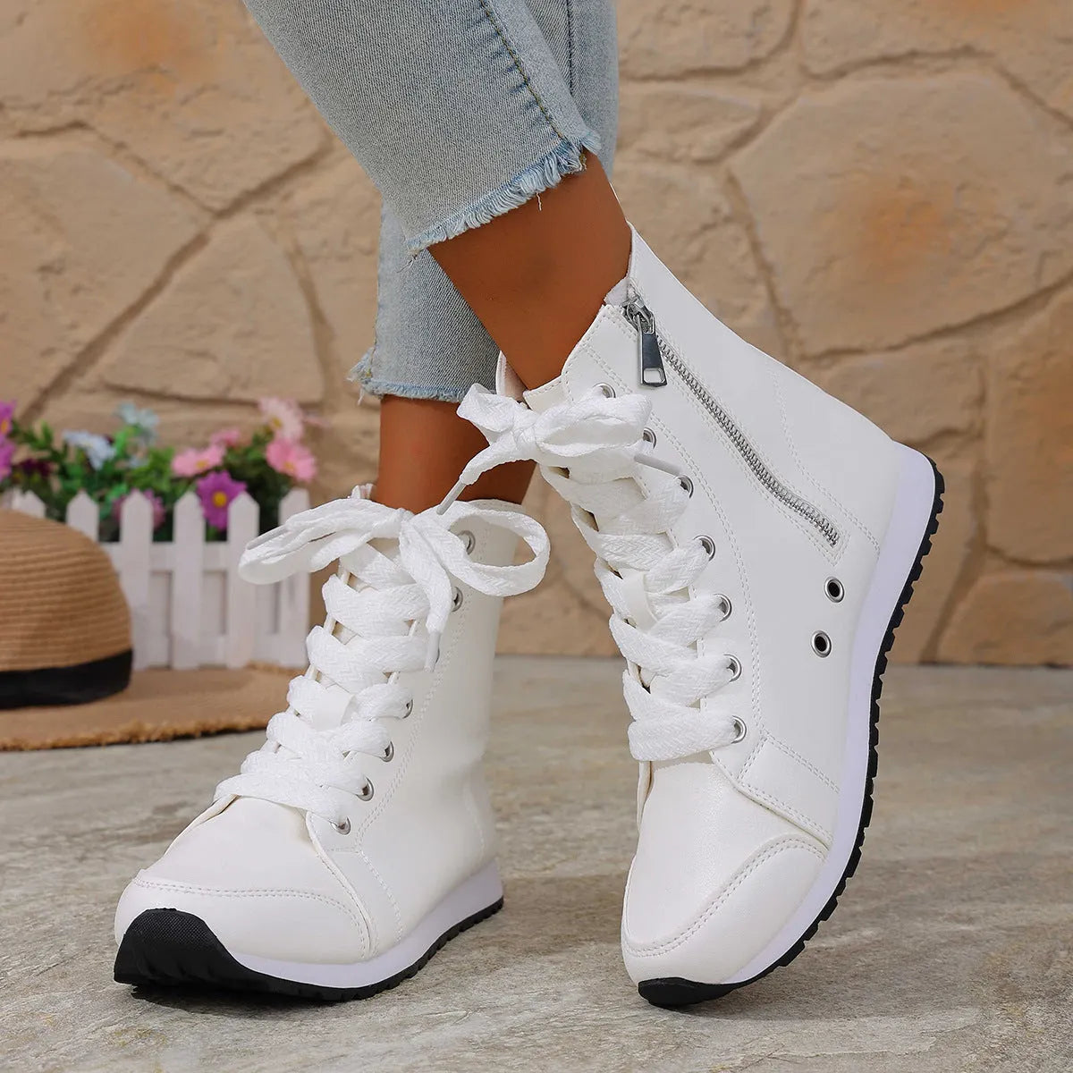 Nadine | Bottines zippées confortables