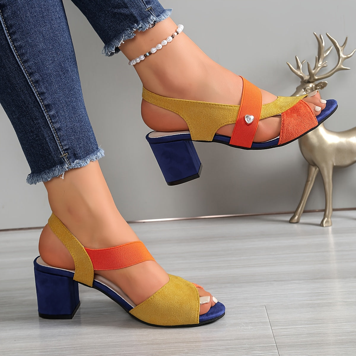 Rosalie | Talons Blocs Orthopédiques Confort