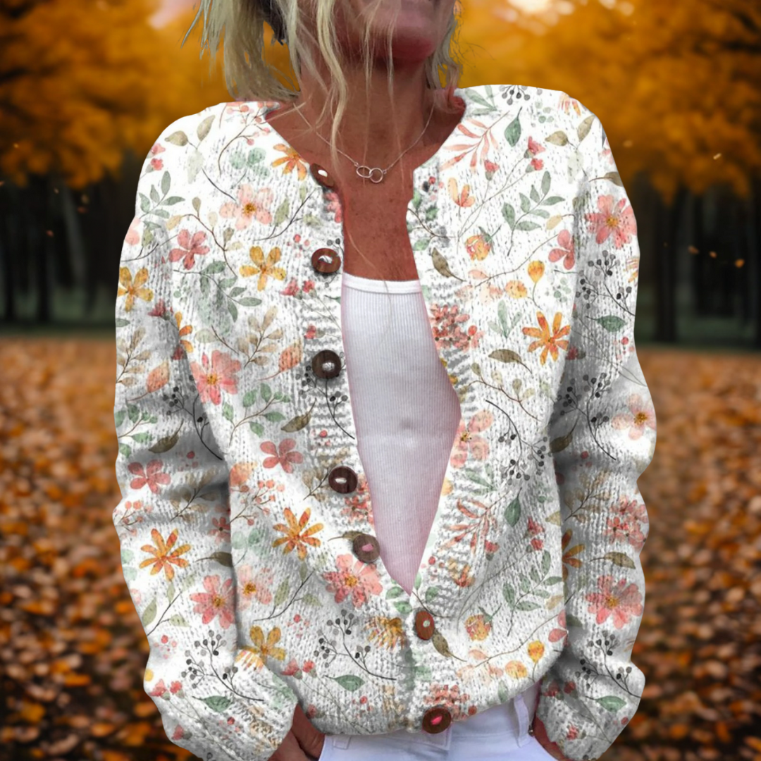 Grace | Cardigan Imprimé Fleurs