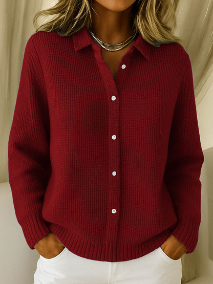 Lisa | Cardigan Boutonné Tricoté Classique