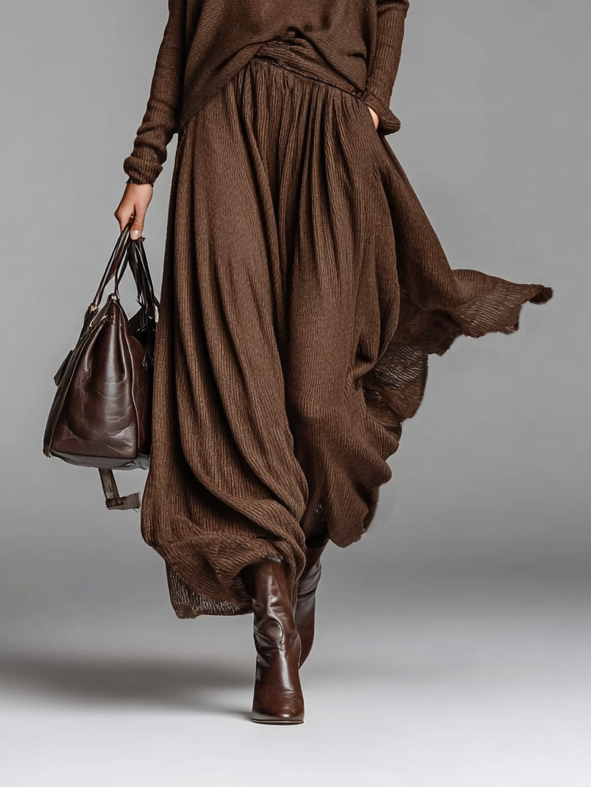 AliceLeon™ | Ensemble jupe et pull à col rond