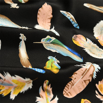 Écharpe À Imprimé Plumes