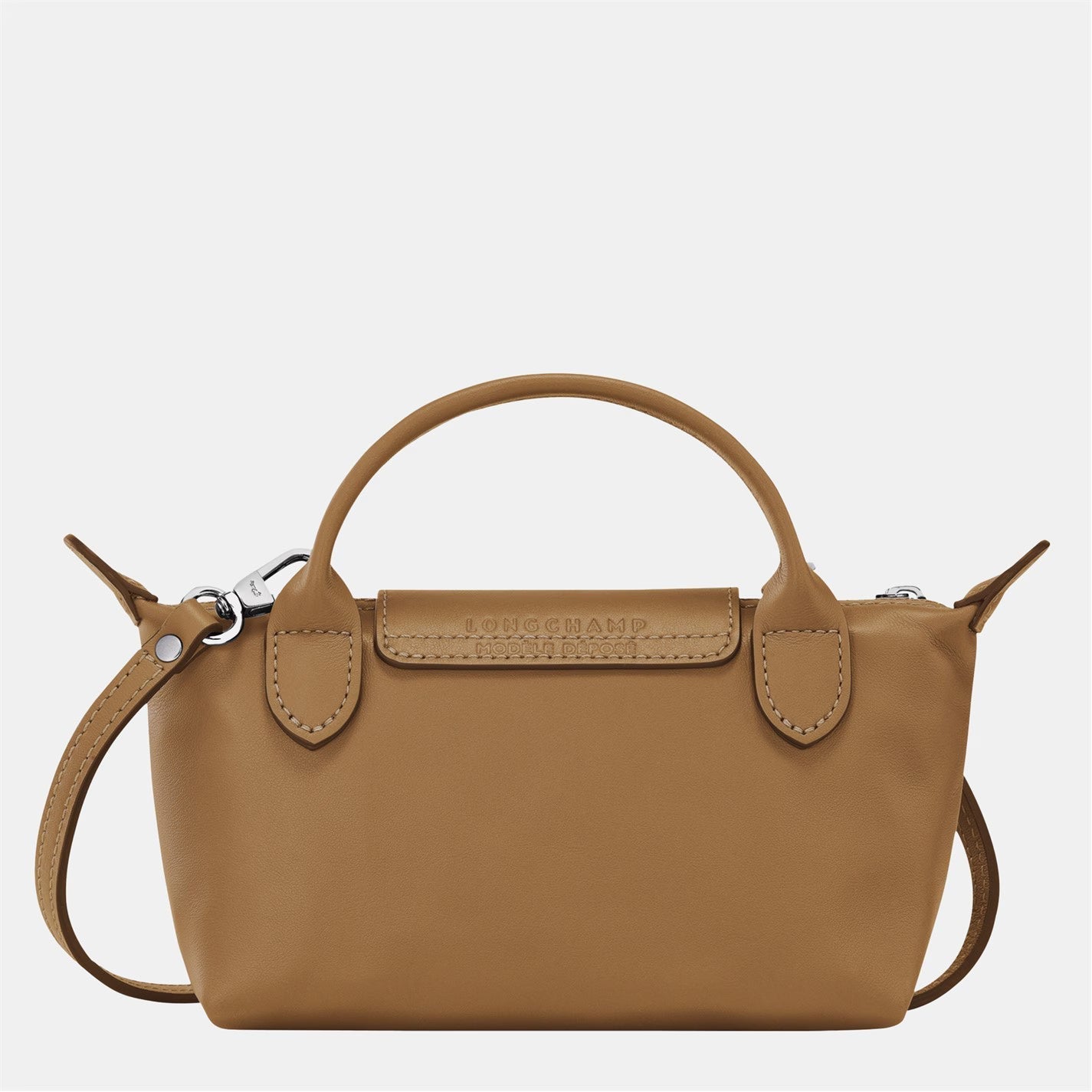 Mini Sac en Cuir Longchamp - Marron