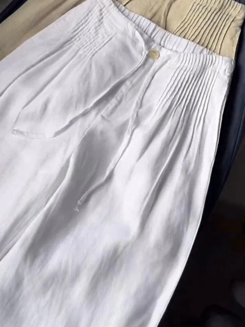 Christine | Pantalon ample en lin