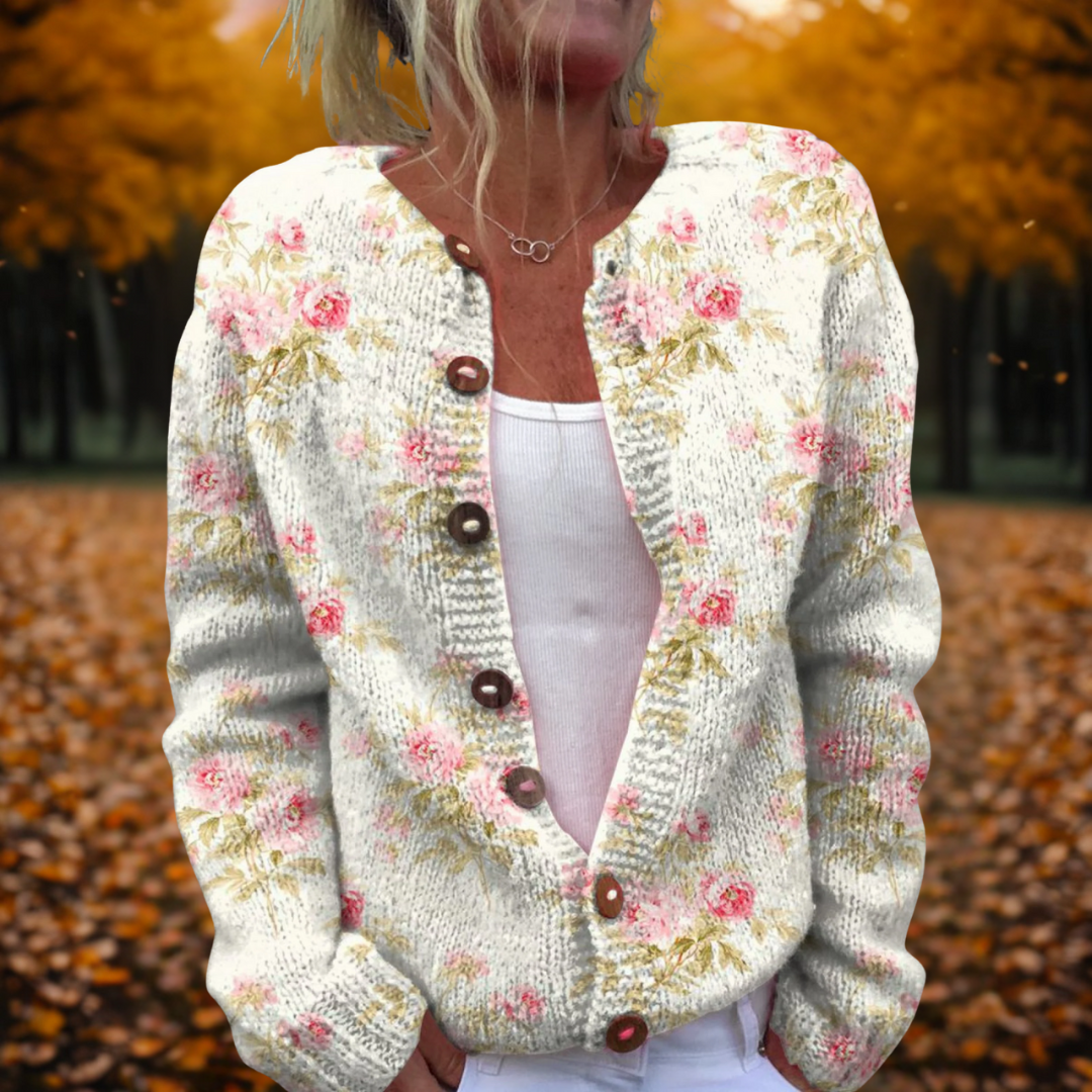 Jessie | Cardigan Art Floral
