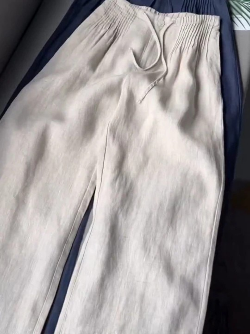 Christine | Pantalon ample en lin