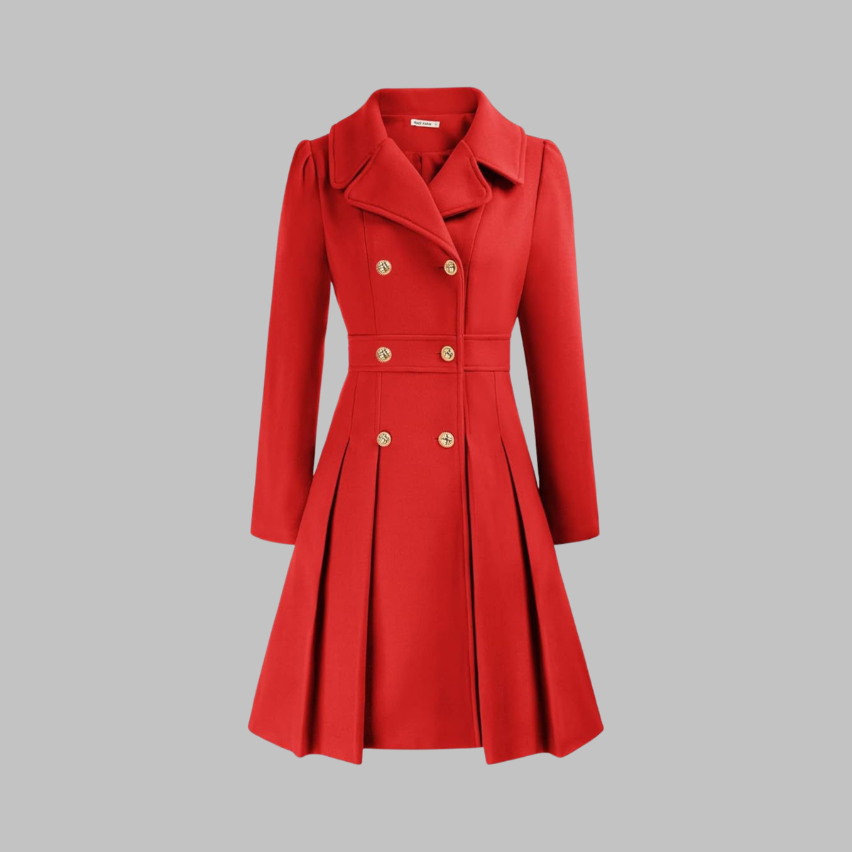 Dami - Manteau Long à Double Bouton Élégant