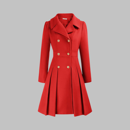 Dami - Manteau Long à Double Bouton Élégant