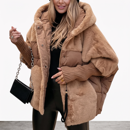 Amara | Manteau à Capuche en Peluche