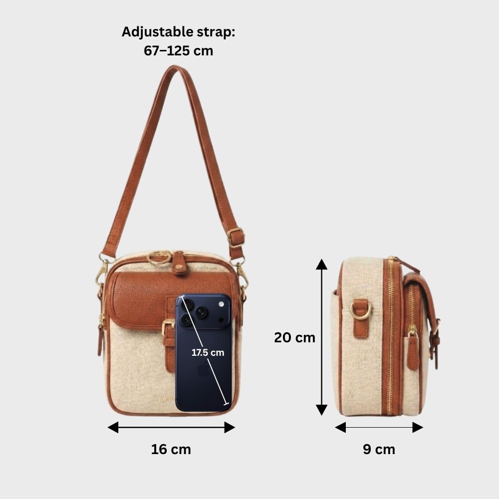 Charlotte | Sac bandoulière spacieux