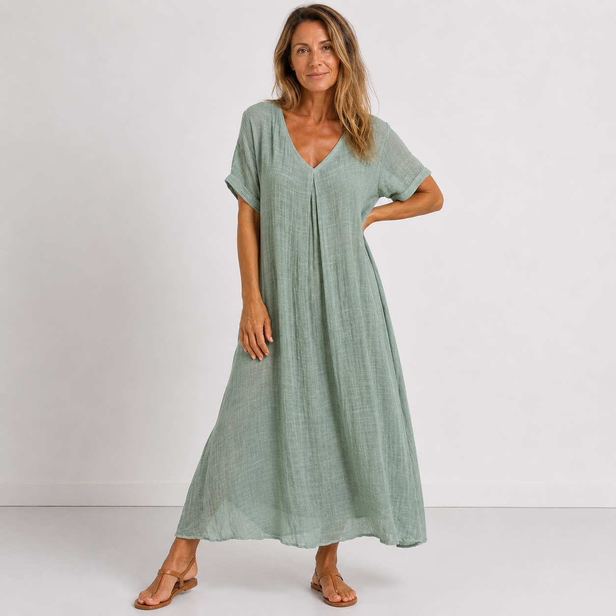 Eulalie | Robe longue fluide