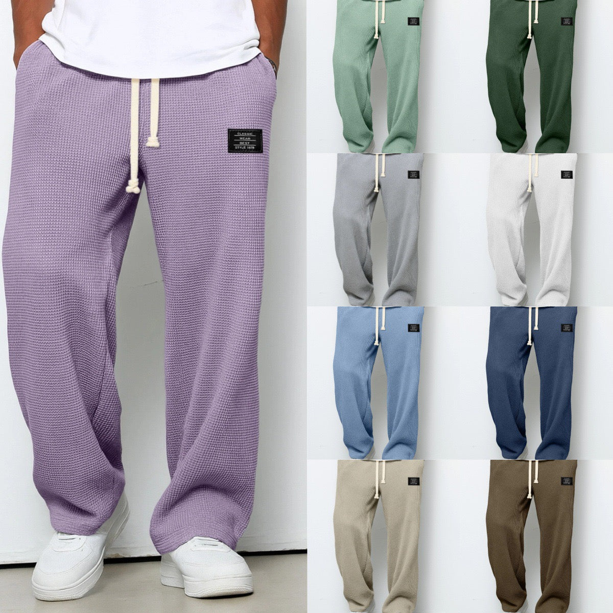 Claude | Pantalon ample à taille ajustable