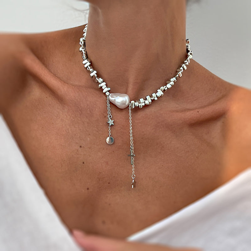 Collier De Perlés Bohème