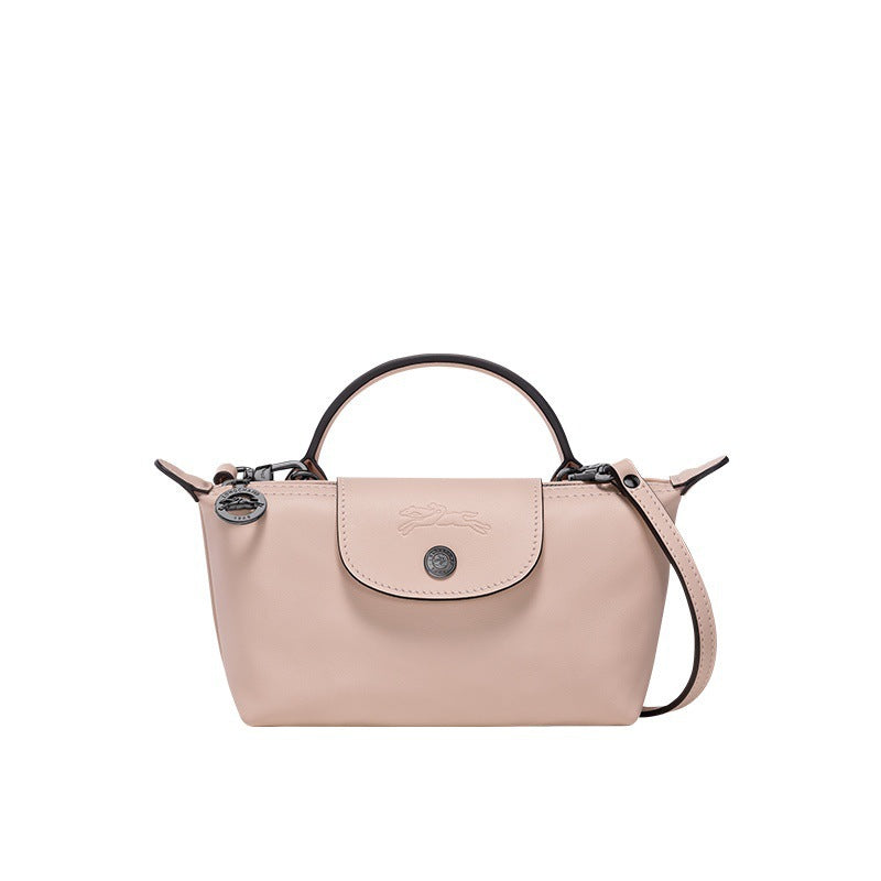Claire | Mini sac en cuir rose