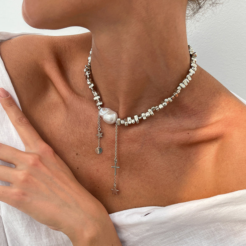 Collier De Perlés Bohème
