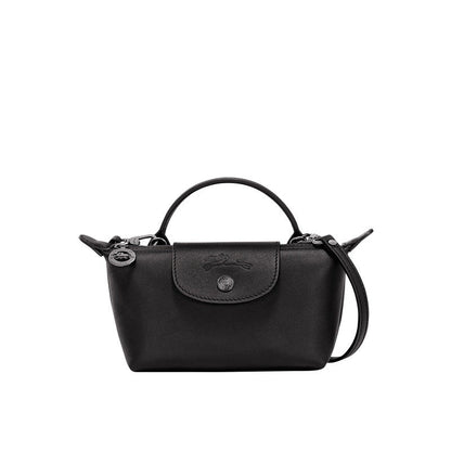 Mini Sac en Cuir Longchamp - Noir