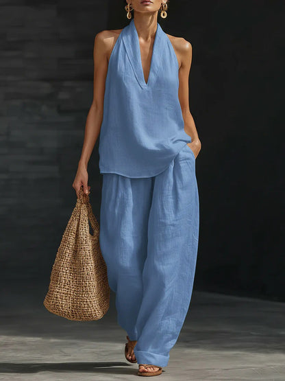 Ensemble Zoë — débardeur ample et pantalon