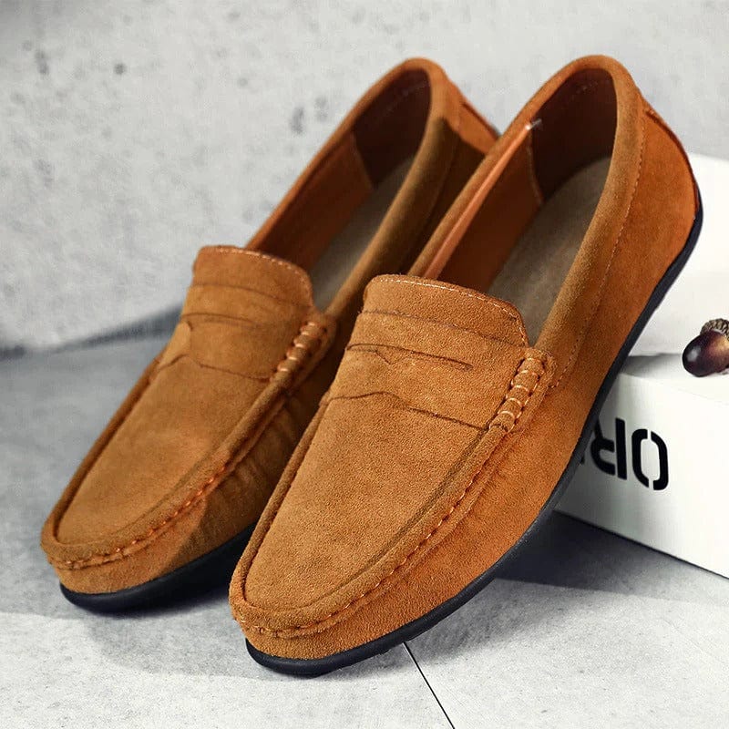 Stéphane | Mocassins premium en daim pour homme