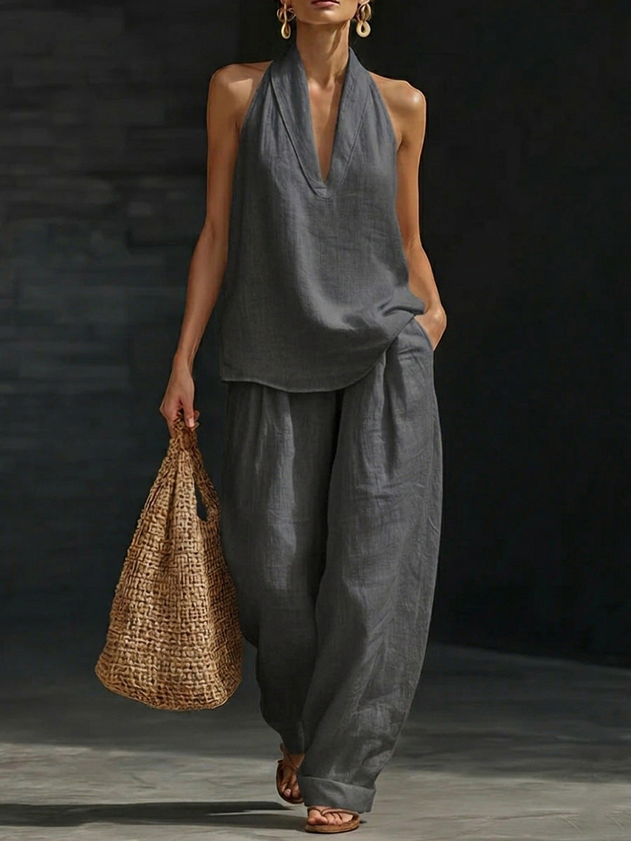 Ensemble Zoë — débardeur ample et pantalon