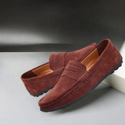 Stéphane | Mocassins premium en daim pour homme