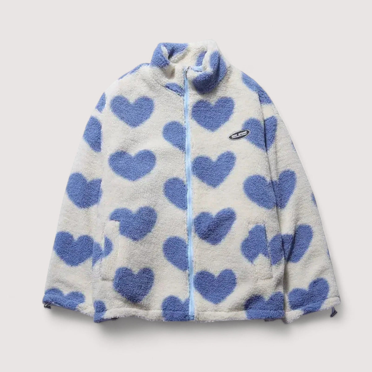 Florence | Veste réversible à motif cœur