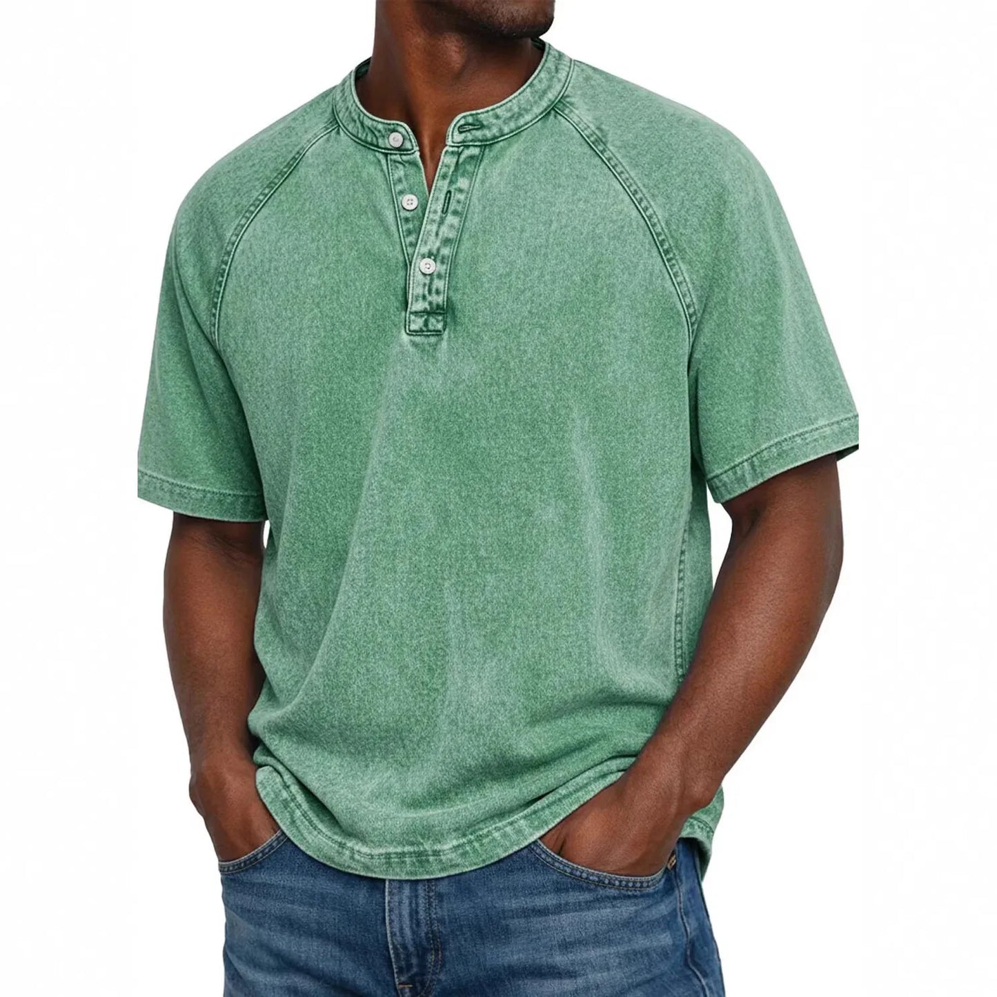 Mathis | Chemise vintage pour homme avec boutons