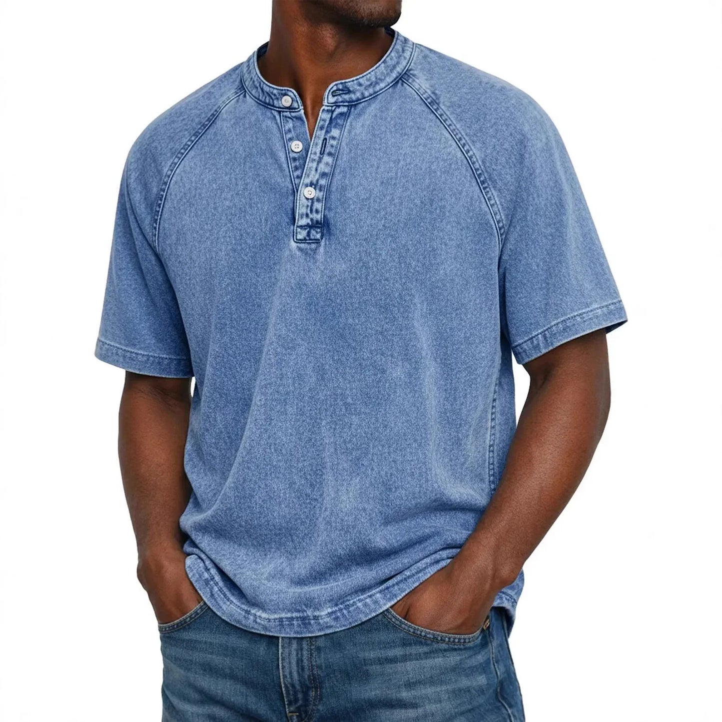 Mathis | Chemise vintage pour homme avec boutons