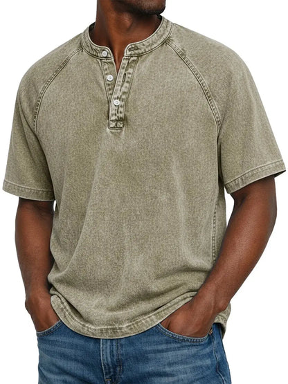 Mathis | Chemise vintage pour homme avec boutons