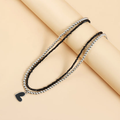 Collier Pendentif Perlé Vintage