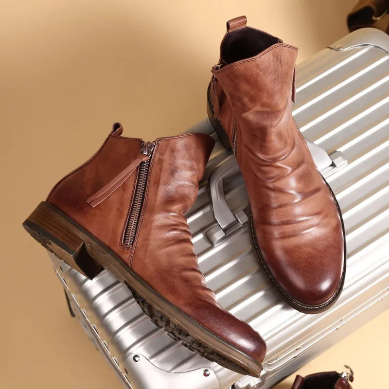 Owens™ | Bottines Chelsea en cuir