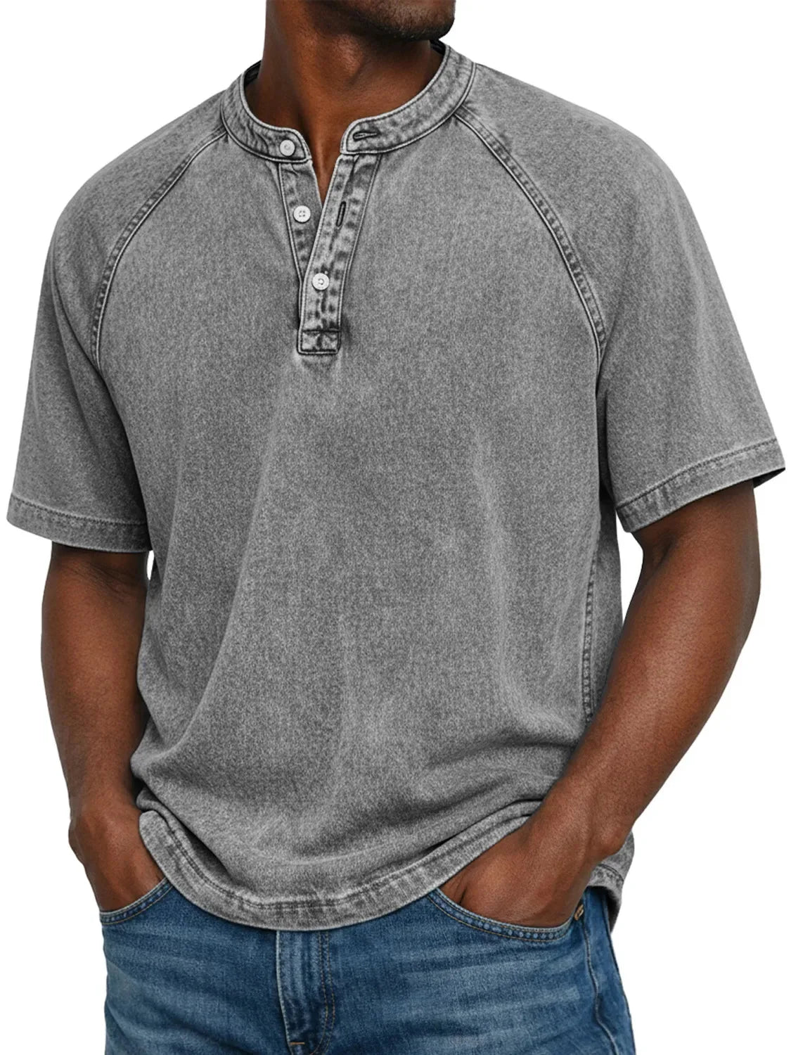 Mathis | Chemise vintage pour homme avec boutons