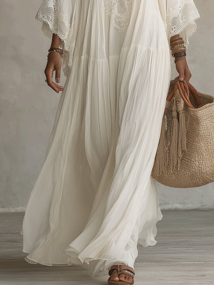 Chantal | Robe maxi en dentelle