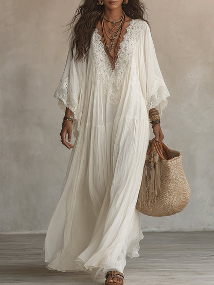 Chantal | Robe maxi en dentelle