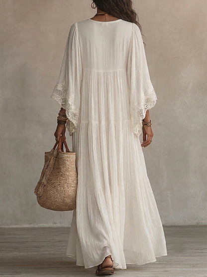Chantal | Robe maxi en dentelle