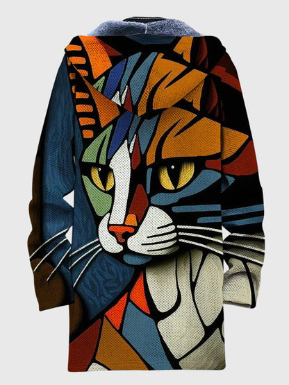Anna - Veste avec Imprimé Artistique