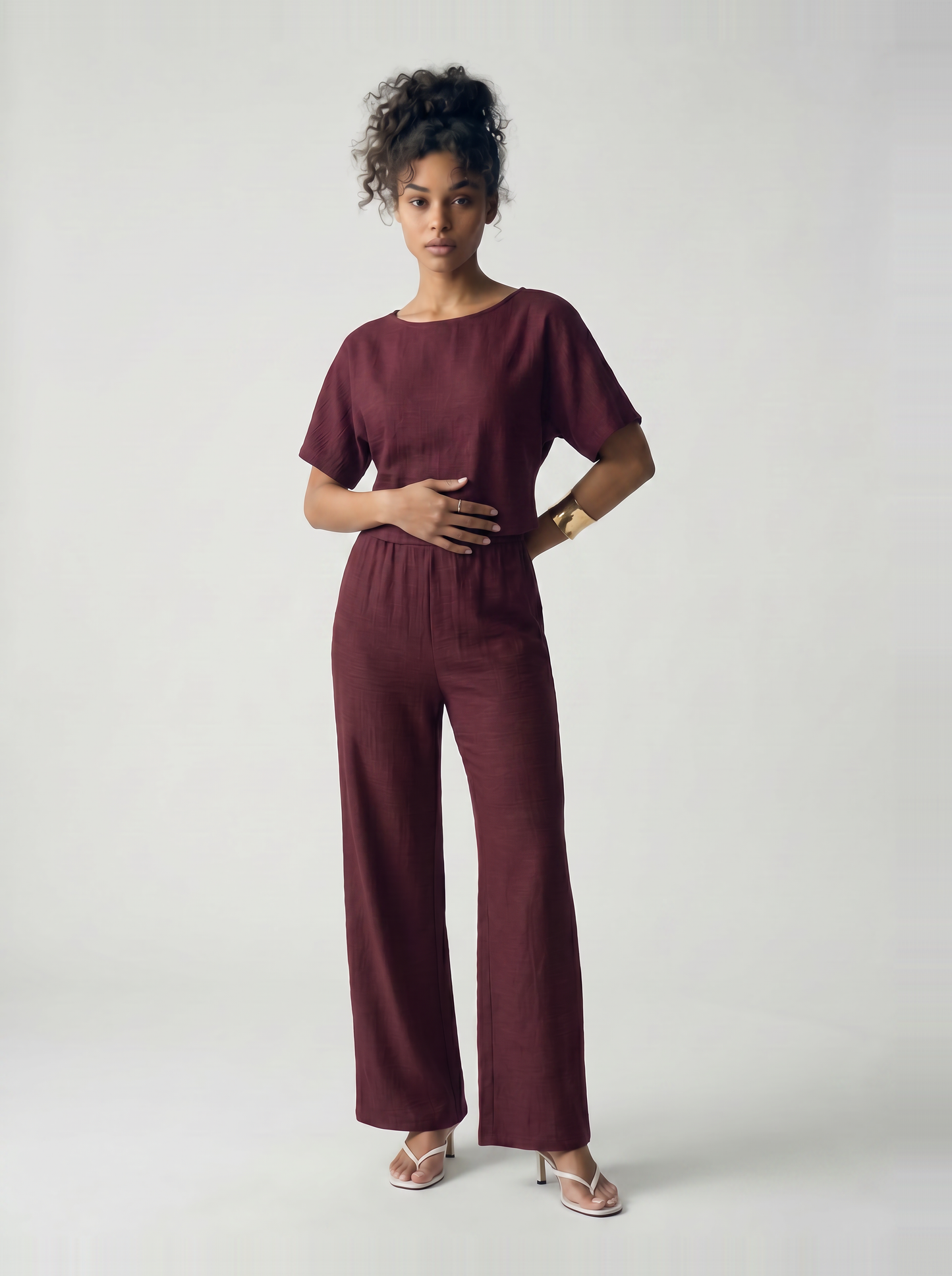 Coline | Ensemble en lin élégant