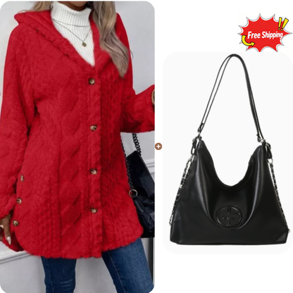 Françoise | Veste chaude à capuche matelassée