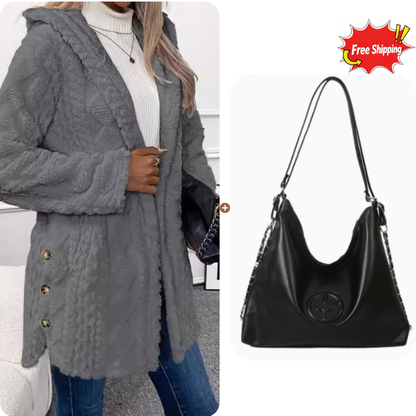 Françoise | Veste chaude à capuche matelassée